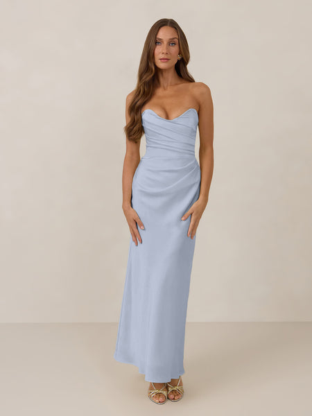 vegas style bridesmaid dresses Satin Dress Prom Dress Brown XXL Dillon Espresso by Grace Loves Lace Crafted from eco Behind Blue Eyes (Prom Size:XL (42 US) pretied bowtie