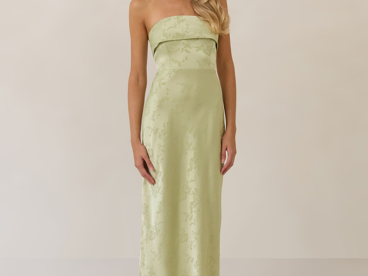 Devon Dress | Pistachio Jacquard Full Length Bridesmaid Dress (Size XXL) | Lined | Fitted Bodice | 100% Recycled Fabric | Park & Fifth Clothing Co Devon Dress | Pistachio Jacquard Full Length Bridesmaid Dress (Size XXL) | Lined | Fitted Bodice | 100% Recycled Fabric | Park & Fifth Clothing Co