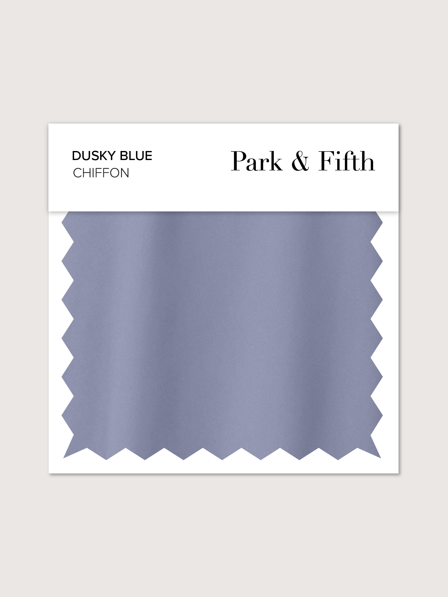 Dusky Blue Chiffon Swatch – Park & Fifth Clothing Co